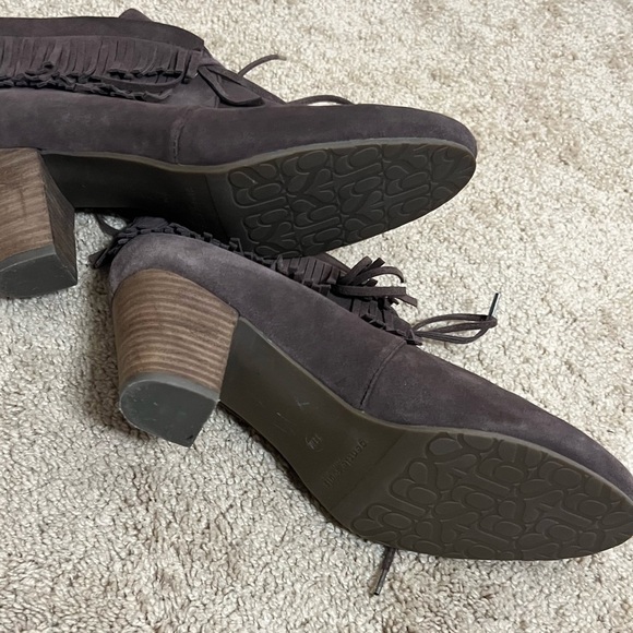 Gentle Souls by Kenneth Cole Women’s Bettie Leather Ankle Boots Size 11M - Picture 3 of 13